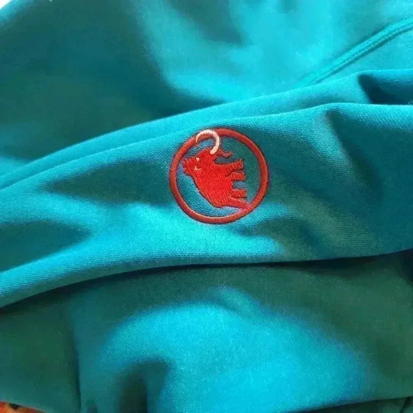 MAMMUT Womens Get Away Polartec Thermal Pro Pacific Melange Jacket Size XL - Picture 12 of 13